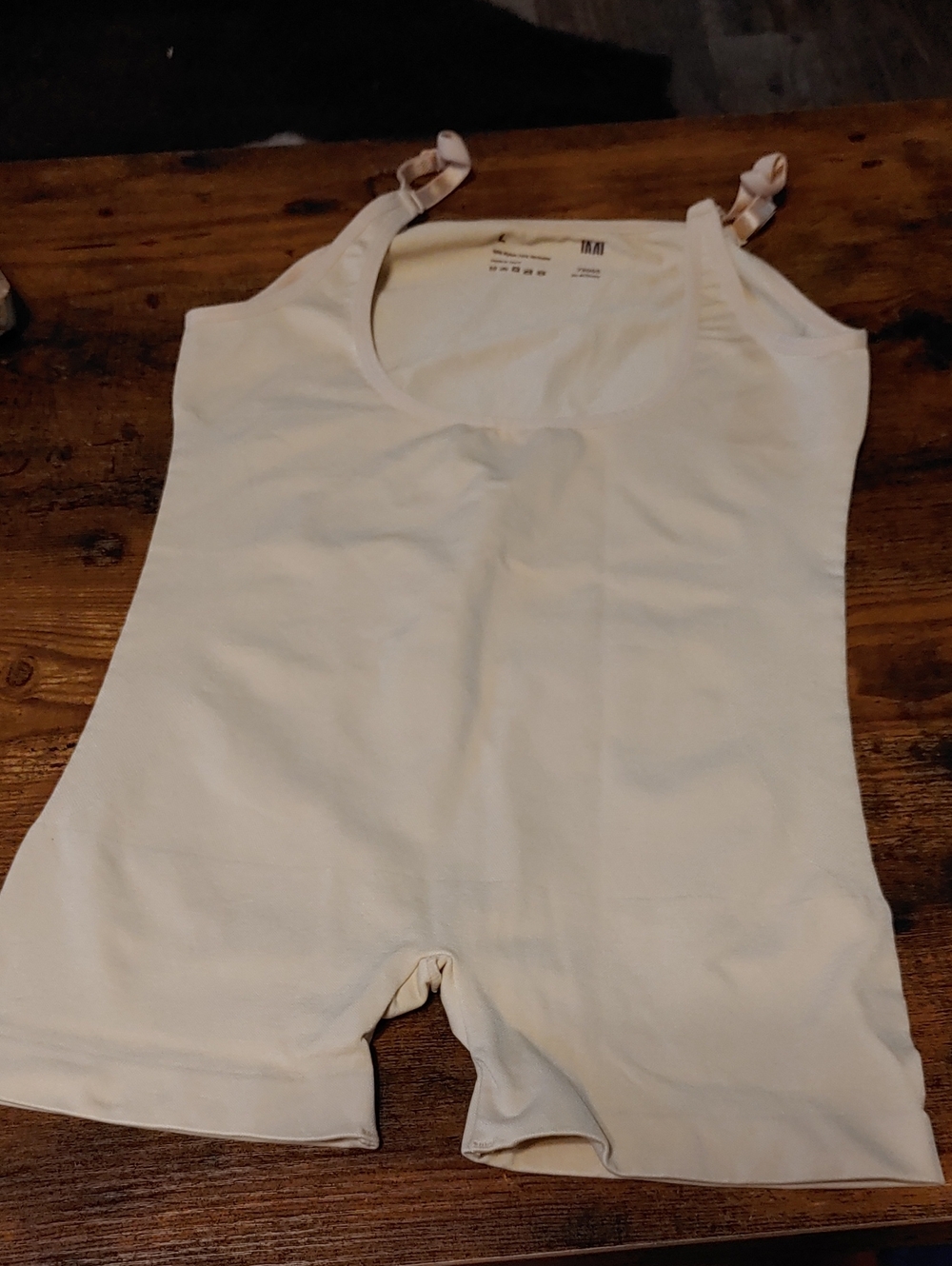 Like New Large Empetua Light Beige Open Breast Thigh/ Body Shaper